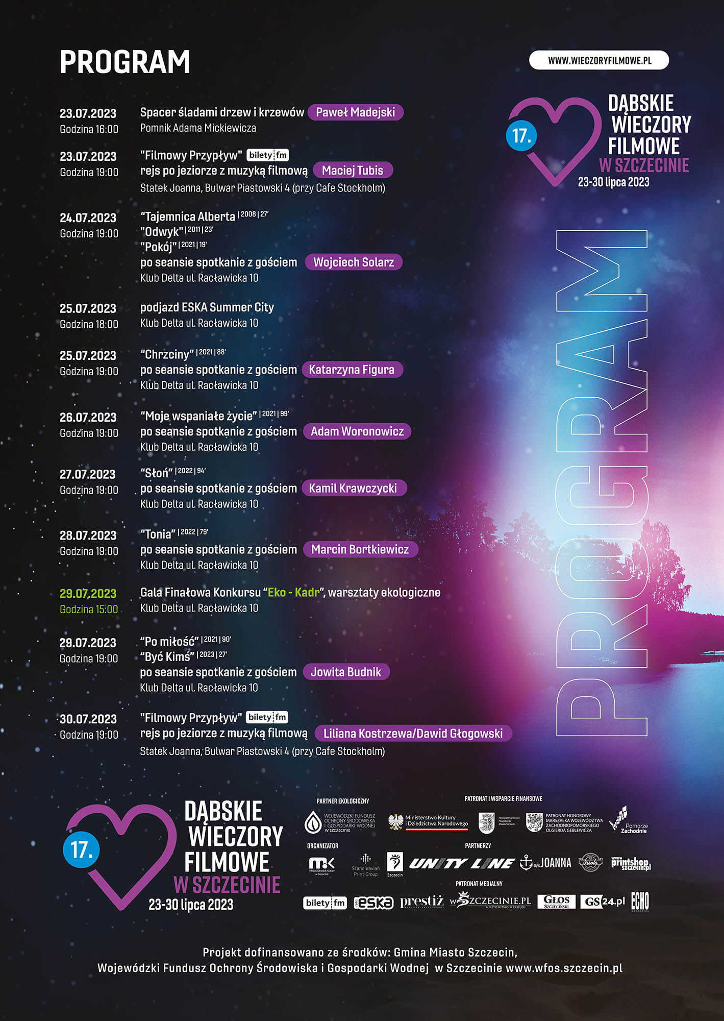 Plakat B1 707x1000mm-2 z programem